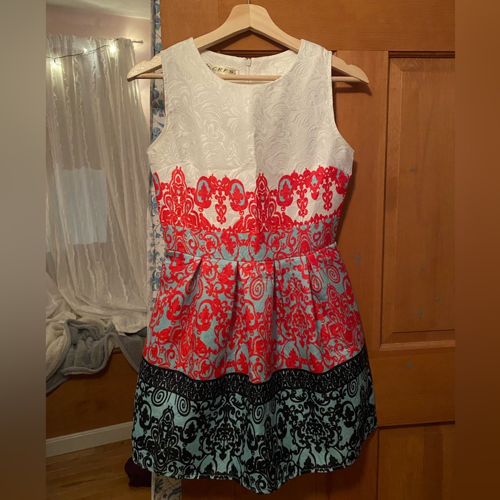 Colorful Asymmetric Dress